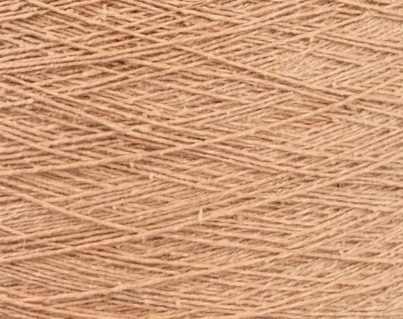 Toscano S.r.L. Art. Seta 854 Nm 2/30 – Garn aus Seide, Baumwolle, Viskose und Leinen col. Karamellbeige 1328